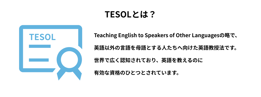 英語を教える国際資格「TESOL」取得を義務付け