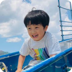 合戸直晴くん（4歳）