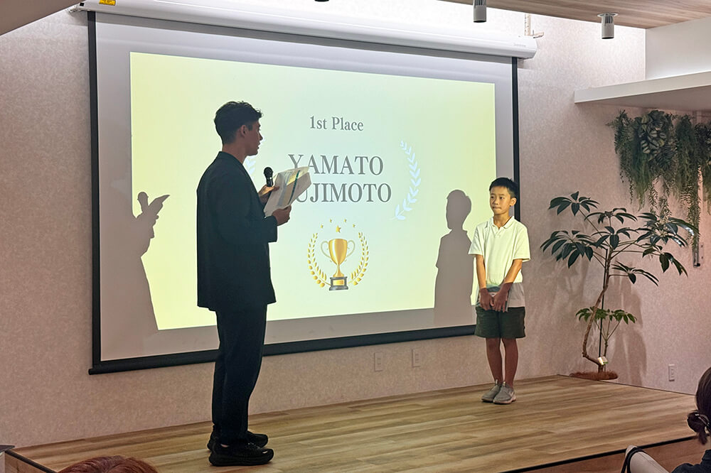 子供部門優勝者:YAMATO FUJIMOTOくん
