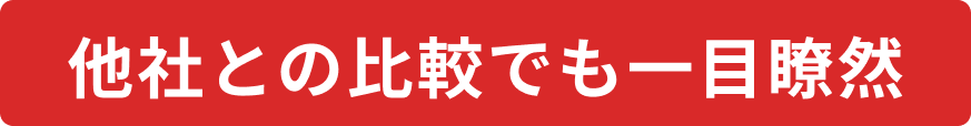 他社との比較でも一目瞭然