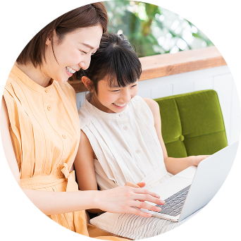 親子の相談風景