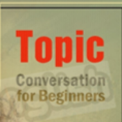 トピックカンバセーション for beginner