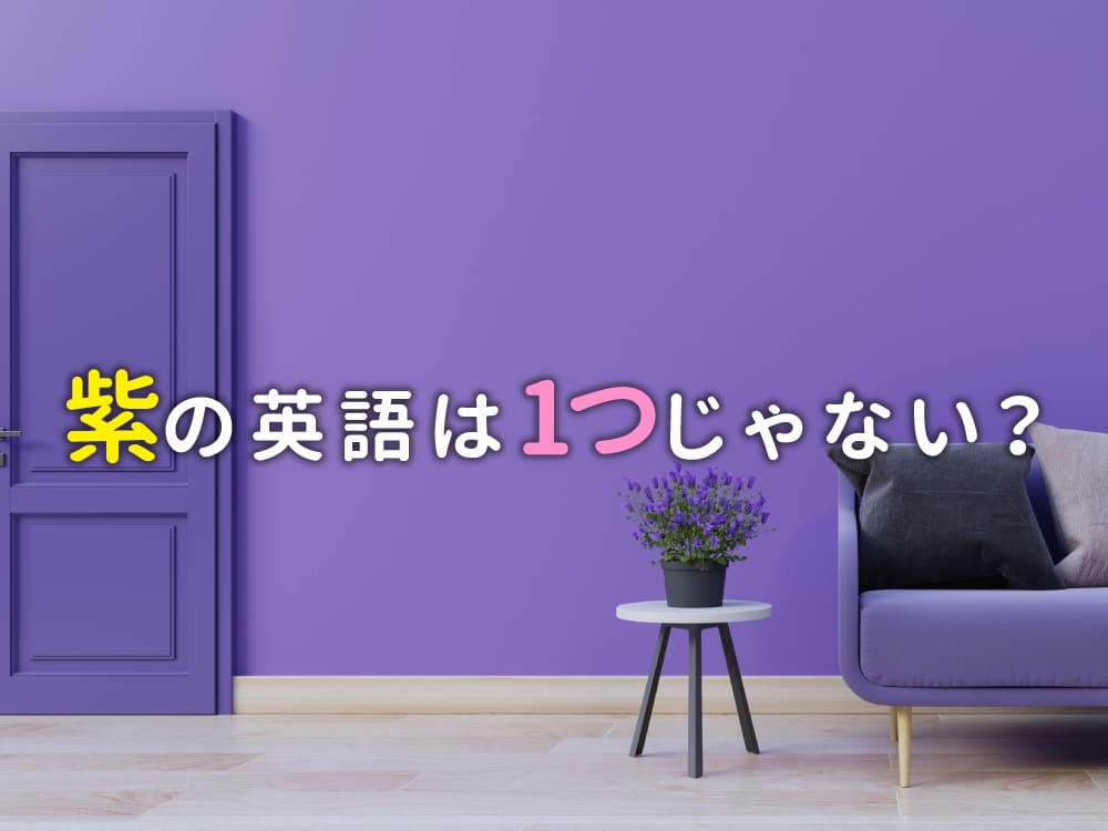 【保存版】「紫」の英語は1つじゃない？種類ごとに覚える親子向け英単語ガイド