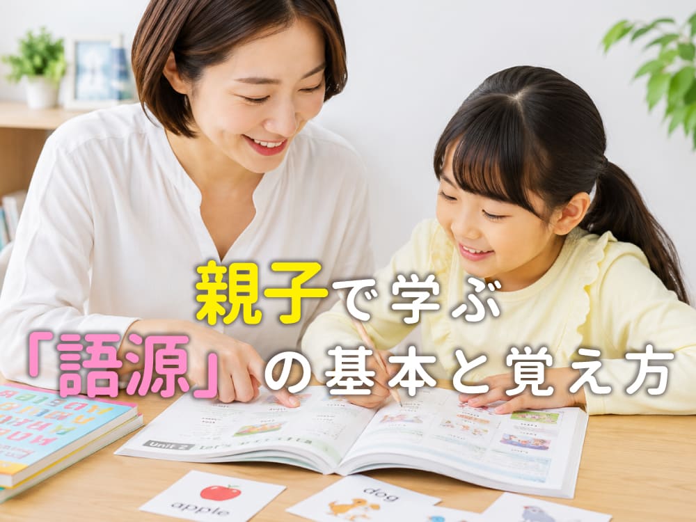 英単語が覚えやすくなる!親子で学ぶ「語源」の基本と楽しい覚え方