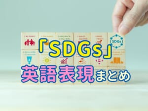 「SDGs」の英語表現まとめ｜17の目標を英語で覚えよう
