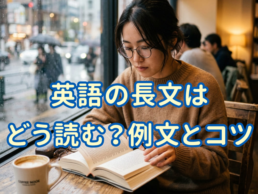 英語の長文はどう読む？初心者向けの例文とコツを紹介