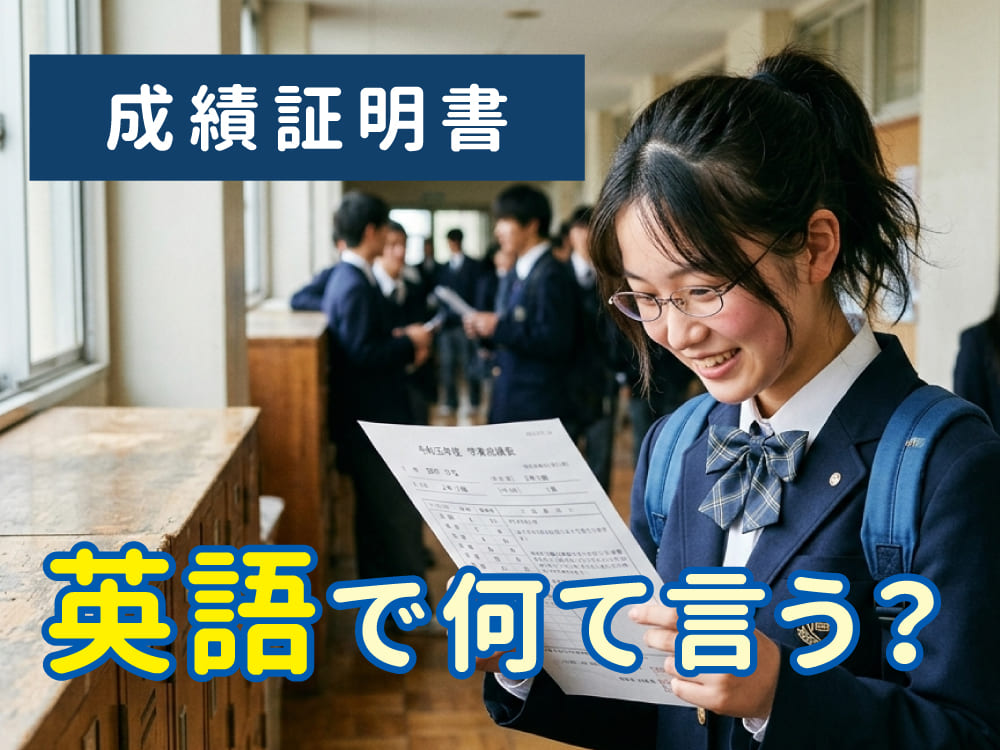 「成績証明書」は英語で何と言う？英文成績証明書の取得方法や使い方を解説