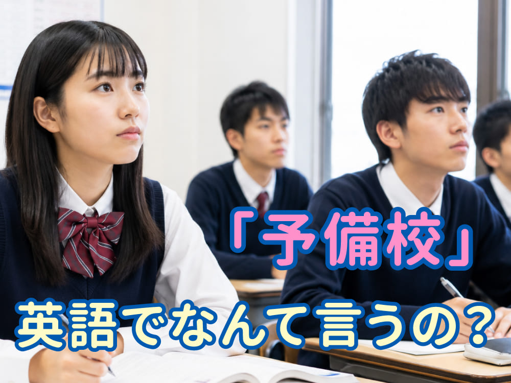 「予備校」は英語で何と言う?「cram school・prep school」の意味と使い分けを解説