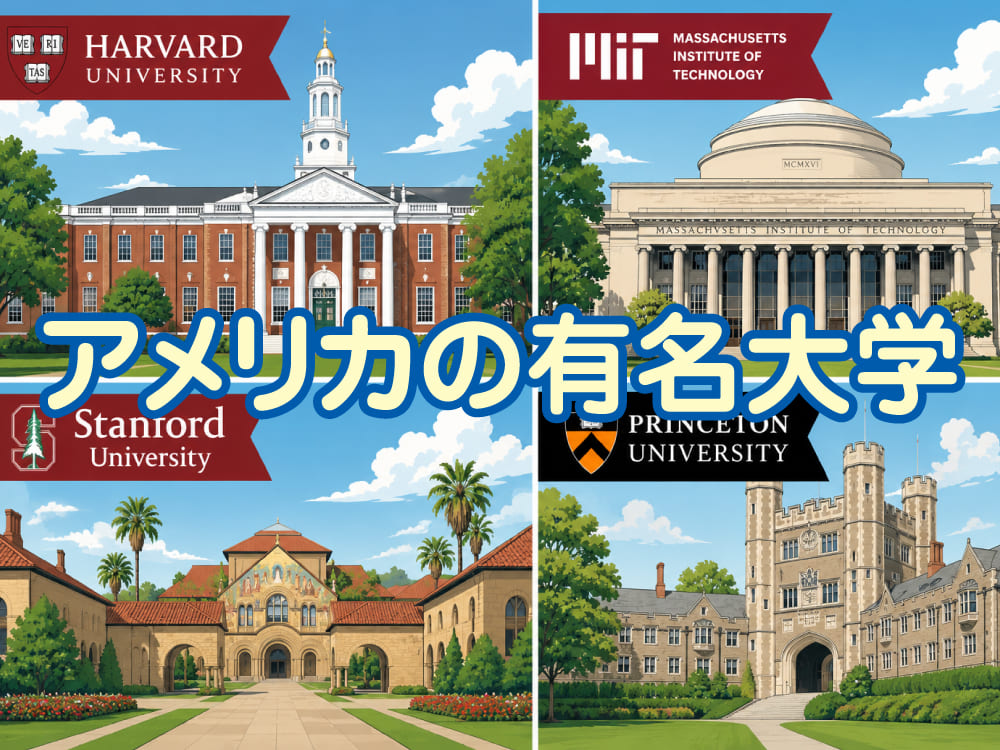 アメリカの有名大学10選！世界トップクラスの大学と特徴を紹介