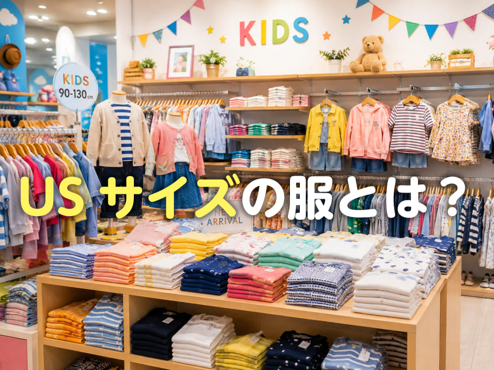 USサイズの服とは?日本サイズとの違いや子供の服を選ぶときのポイントを紹介