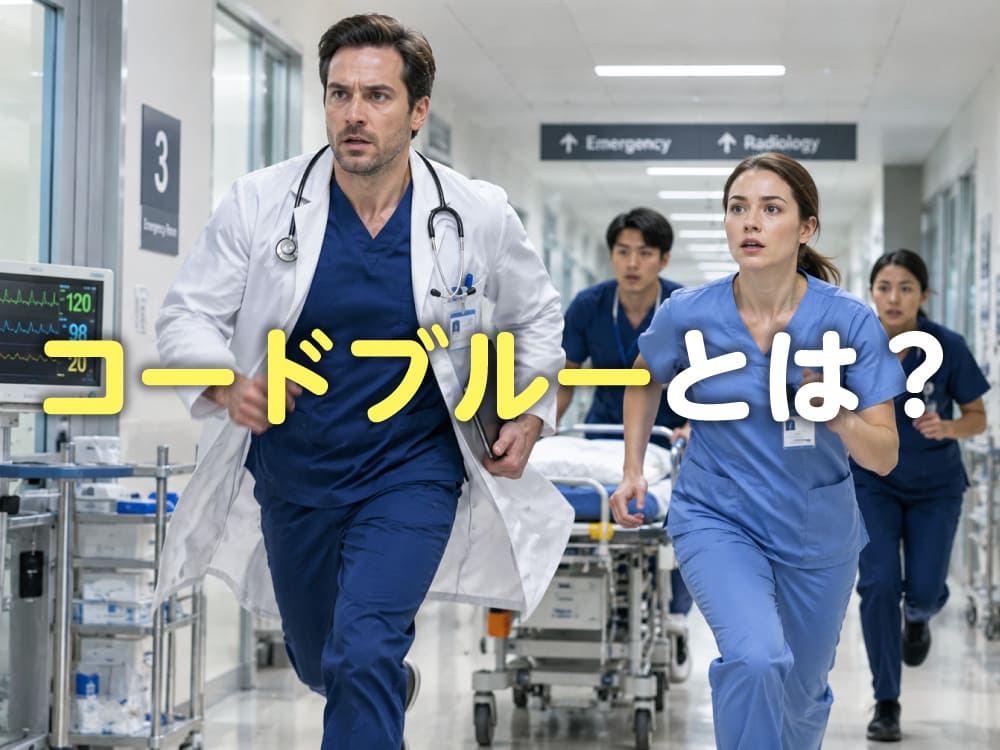 コードブルーとは?意味や使われる場面を子供にもわかりやすく解説
