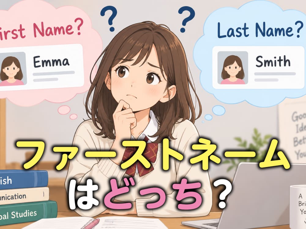 ファーストネームはどっち?意味やラストネームとの違いを子供にもわかりやすく解説
