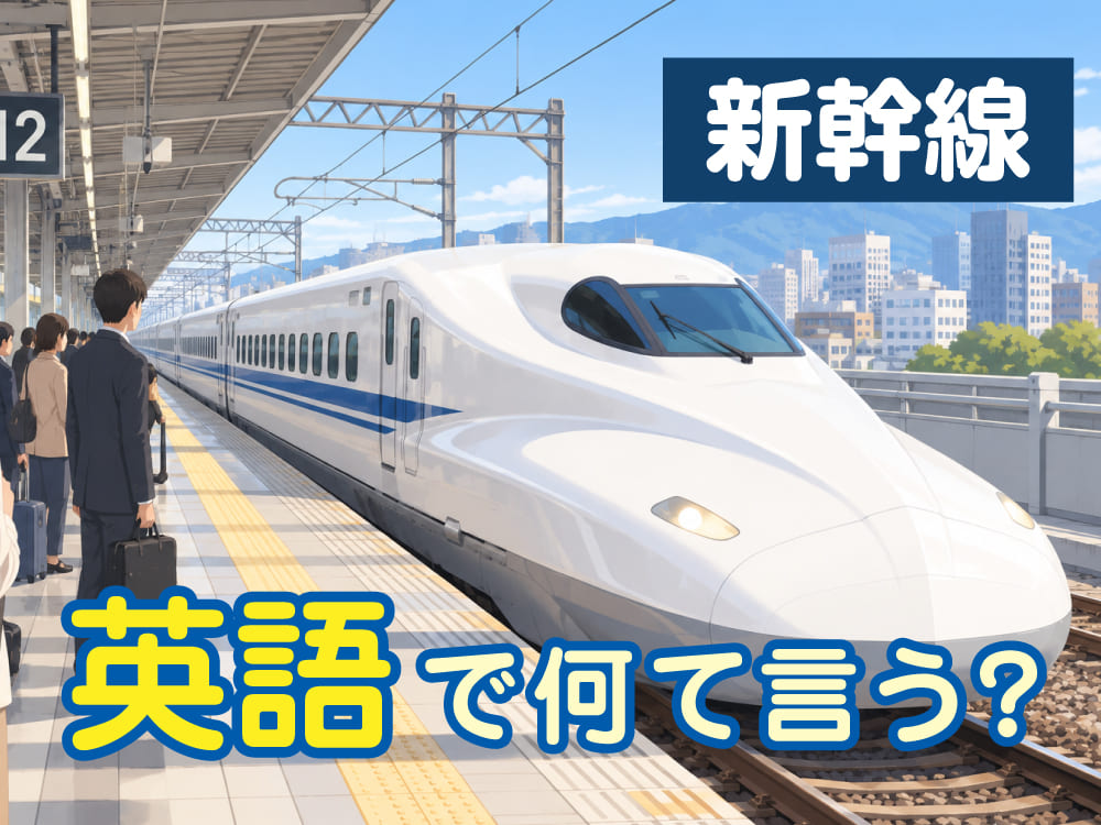 「新幹線」は英語で何て言う?乗り方や車内で使える英語表現を紹介