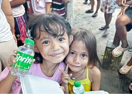 フィリピンの子ども達の笑顔